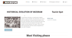 Desktop Screenshot of mizohelpline.com